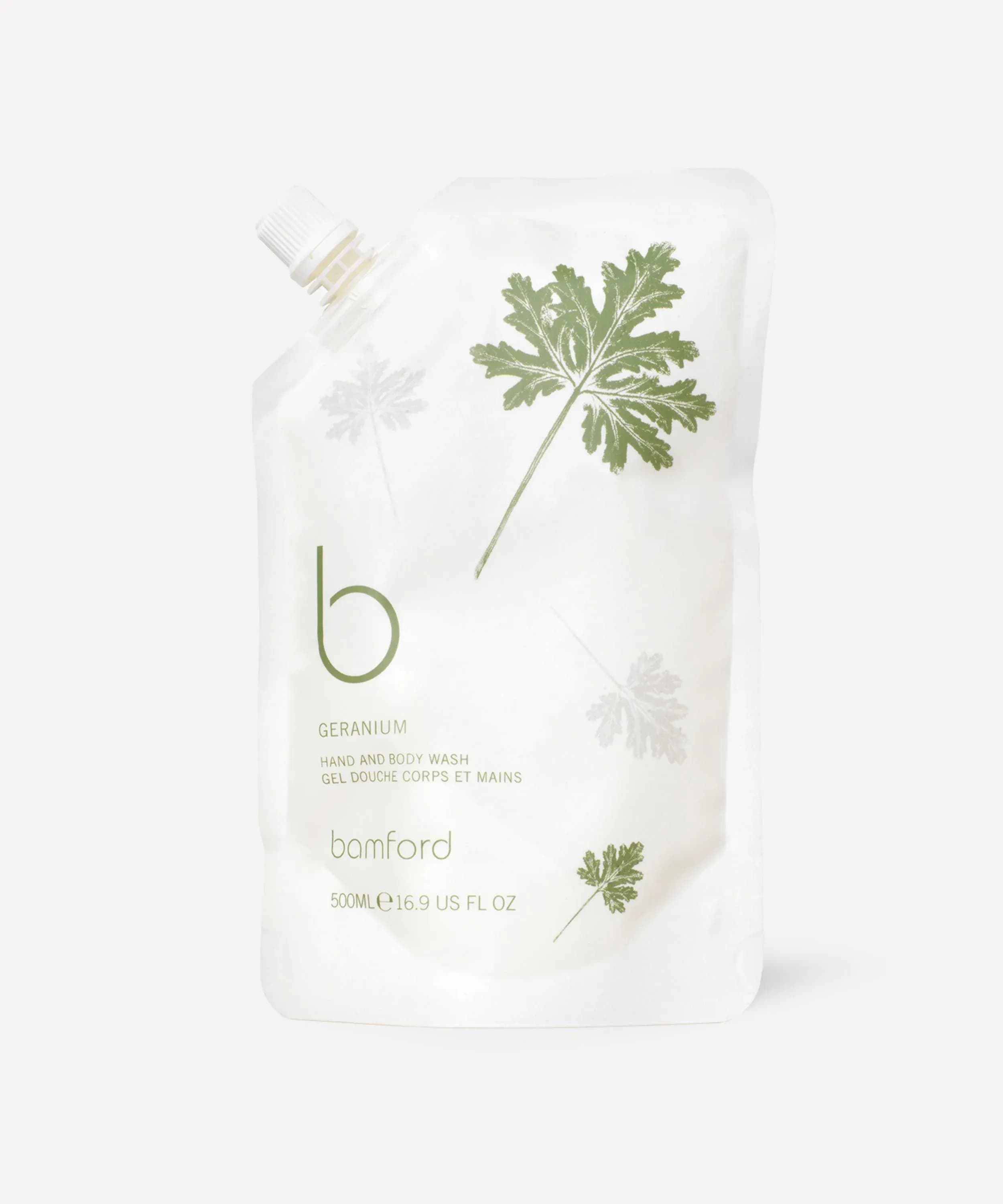 Geranium Hand and Body Wash Refill Pouch 500ml