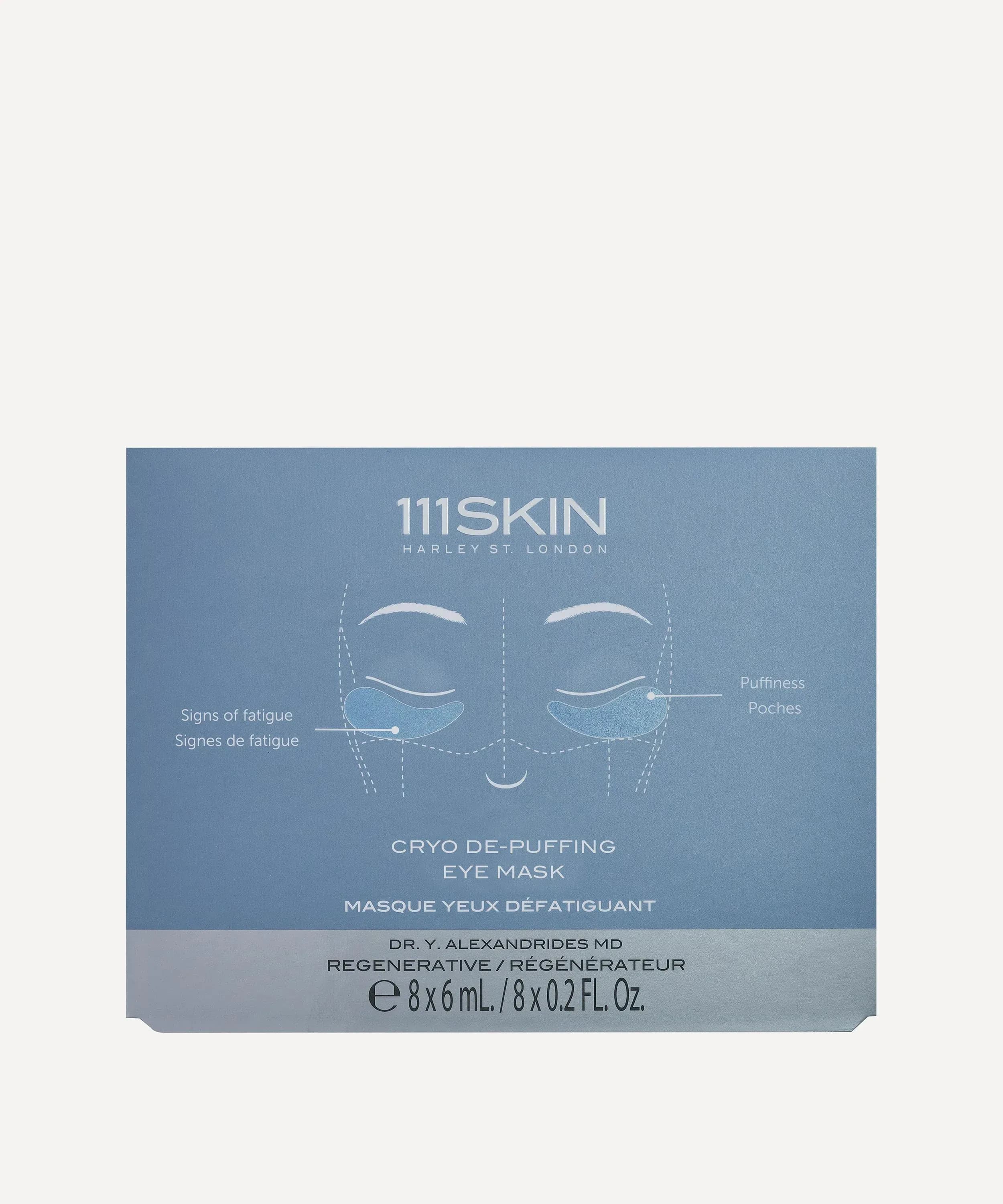 Cryo Sub-Zero De-Puffing Eye Mask x 8