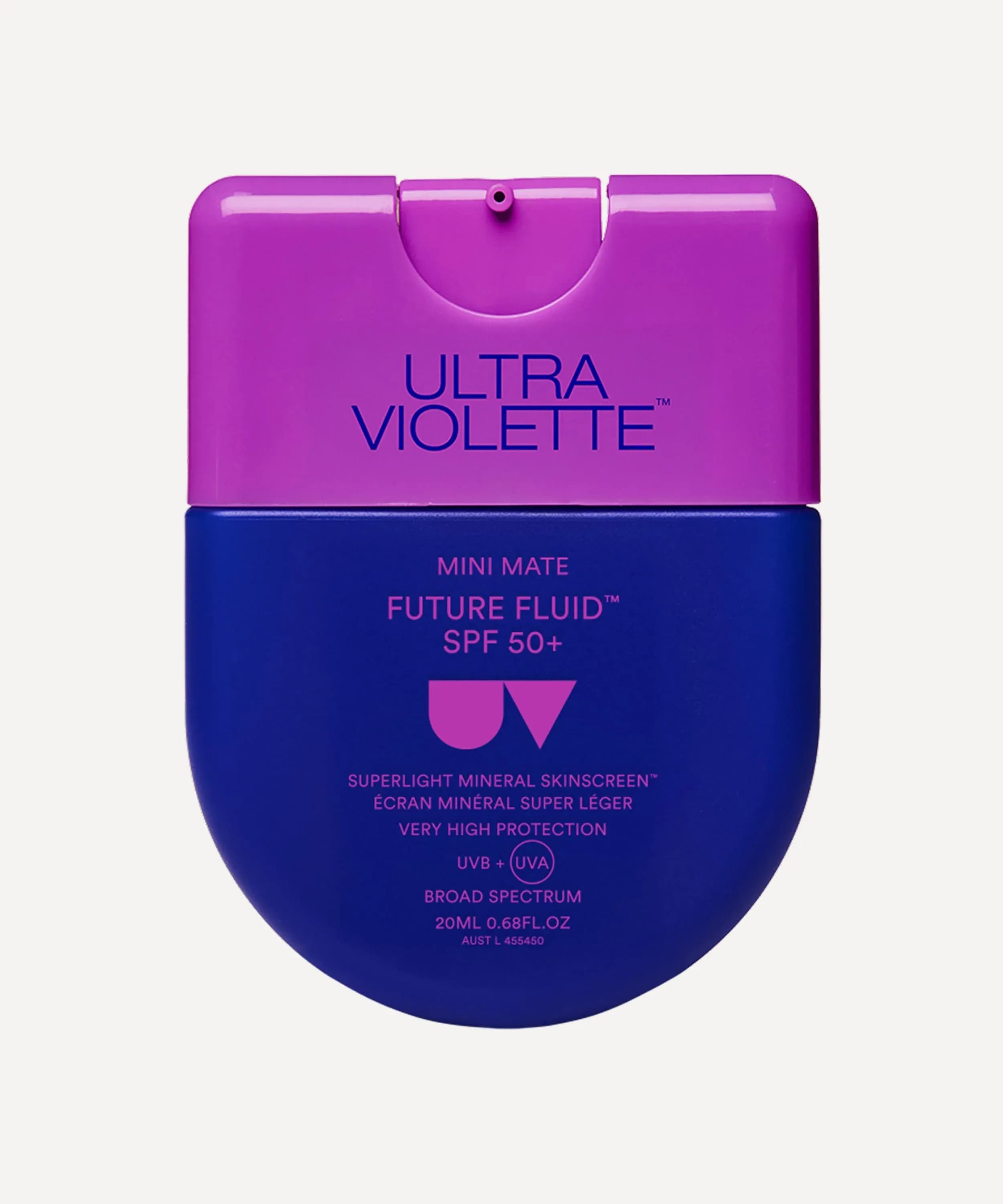 Future Fluid SPF 50 Superlight Mineral SKINSCREEN Mini Mate 20ml
