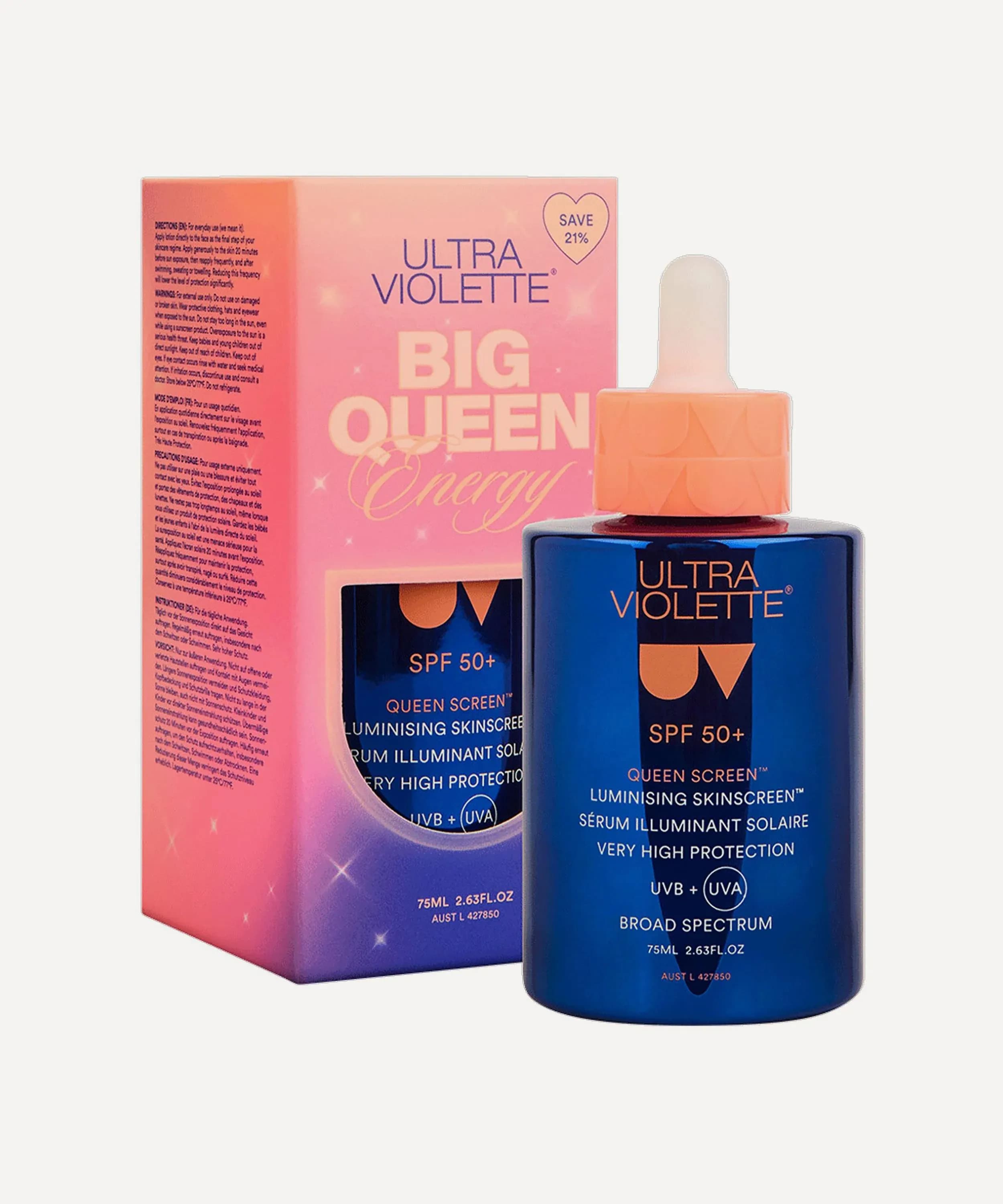 Big Queen Energy SPF 50+ Luminising SKINSCREEN™ 75ml