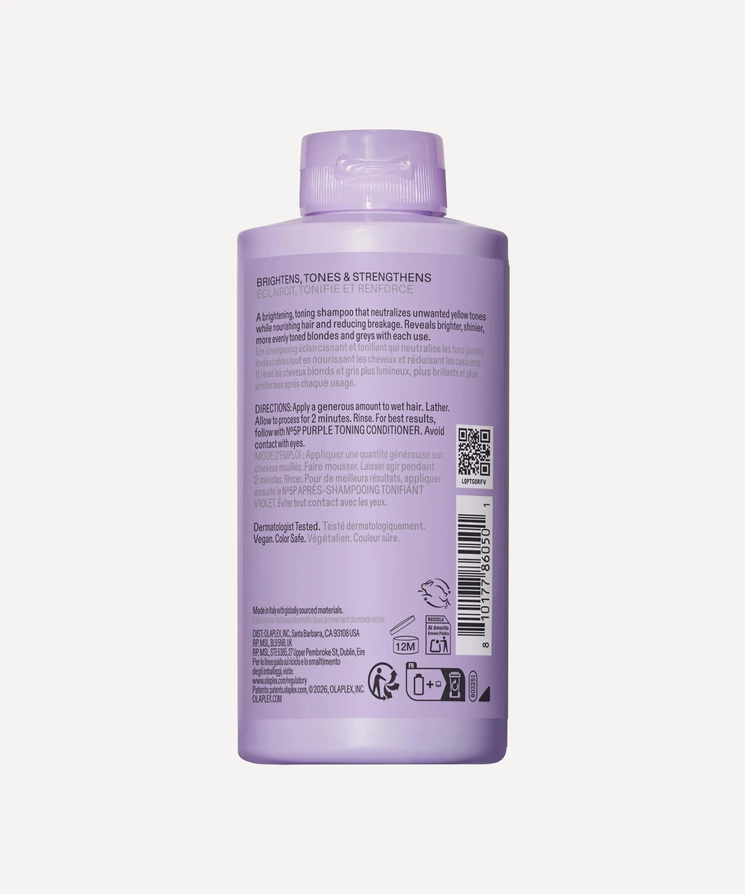 No.4P Blonde Enhancer Toning Shampoo 250ml